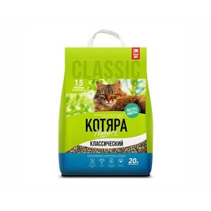 "КОТЯРА" наполнитель комкующийся классический