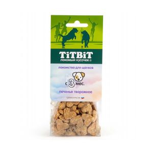"TITBIT" печенье для щенков творожное, 70 г